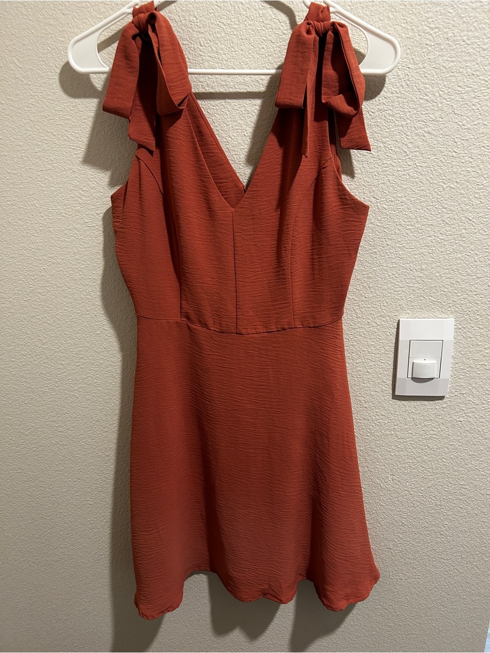 Tie-Strap Rose Dress